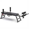 Sunny Health & Fitness Inversion Traction Stretch Decompression Table in Black