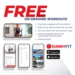 Sunny Health & Fitness Performance Interactive Recumb Bike in Gray