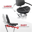Sunny Health & Fitness Performance Interactive Recumb Bike in Gray