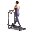 Sunny Health & Fitness Smart Manual Walking Treadmill in Black/Grey
