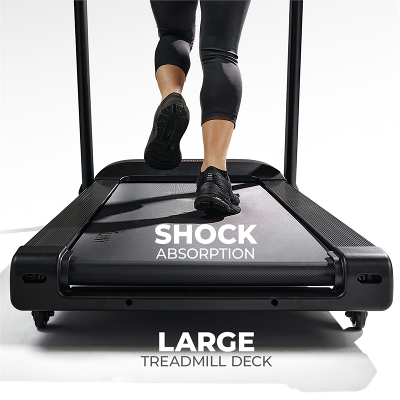 Sunny Health & Fitness Astra Elite Auto Incline Brushless Motor Treadmill- Black
