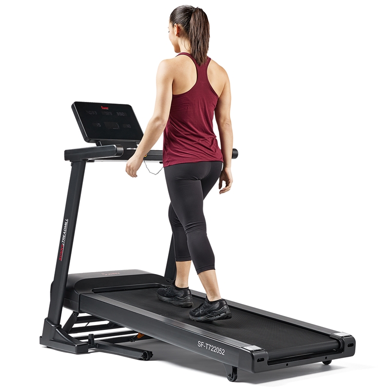 Sunny Health & Fitness Astra Elite Auto Incline Brushless Motor Treadmill- Black