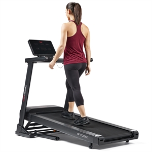 Sunny Health & Fitness Astra Elite Auto Incline Brushless Motor Treadmill- Black