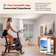 Sunny Health & Fitness PACE 300 Smart Mag Cycling Bike in Gray
