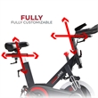 Sunny Health & Fitness Premium Smart Indoor Cycling Bike in Gray