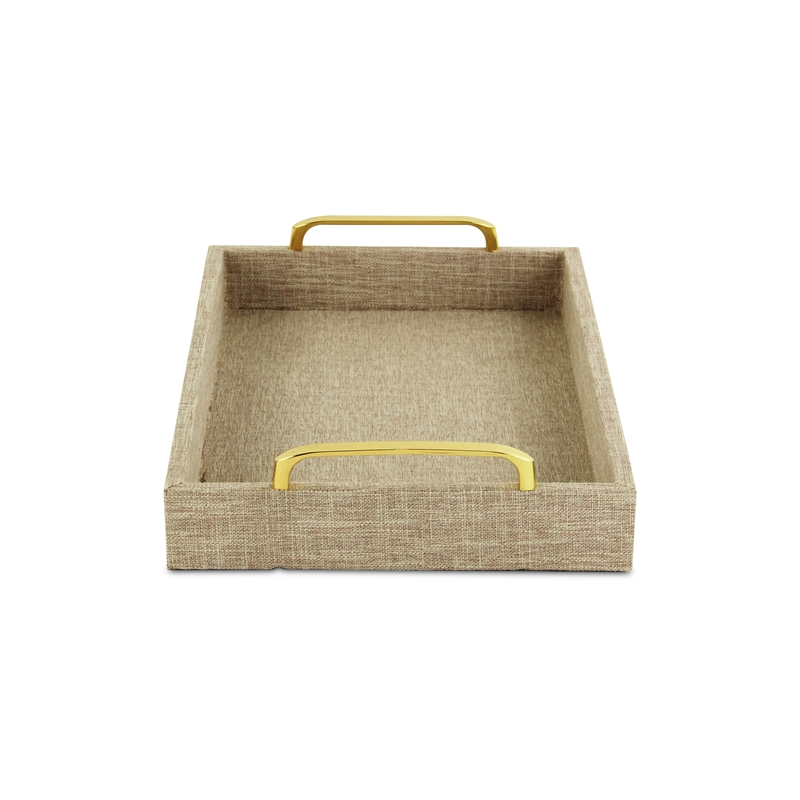Canter Isle Linen Beige Tray