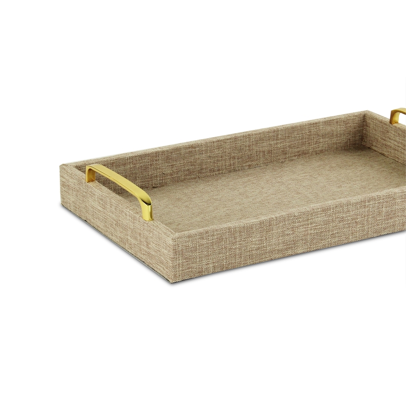 Canter Isle Linen Beige Tray