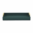Canter Isle Linen Dark Green Tray