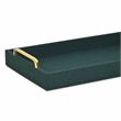 Canter Isle Linen Dark Green Tray