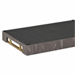 Ausel Crinkled Gloss Pattern Tray with Gold Handles