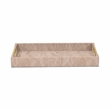Ausel Crinkled Gloss Pattern Tray with Gold Handles