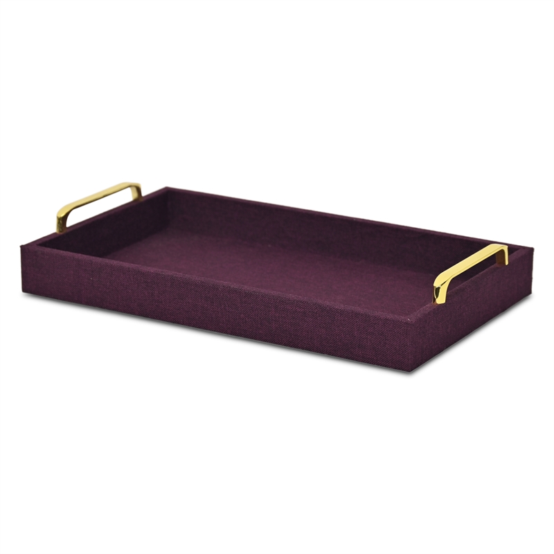 Canter Isle Linen Purple Tray