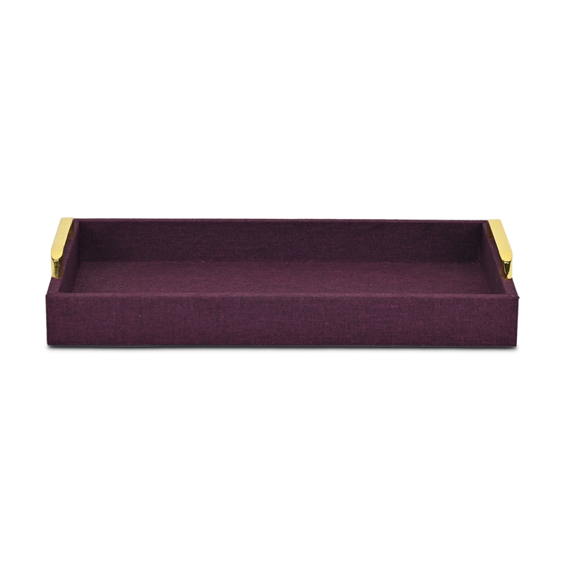 Canter Isle Linen Purple Tray