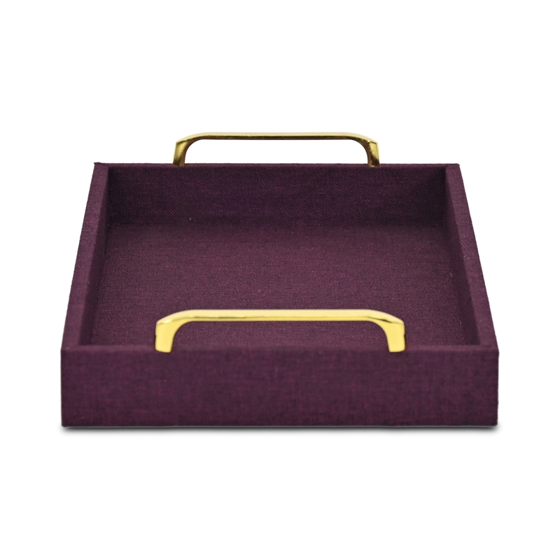 Canter Isle Linen Purple Tray