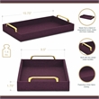 Canter Isle Linen Purple Tray