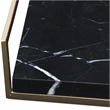 Sarrasseau Black Marble & Gold Frame Tray