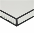 Veldra Black Square Fluted Glass Tray