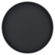 Tamsin Weave Pattern Round Serving Tray - Black