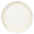 Tamsin Weave Pattern Round Serving Tray - White