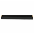 Nyssa Slim Rectangular Wood Decorative Tray - Black