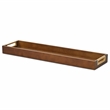 Nyssa Slim Rectangular Wood Decorative Tray - Brown