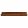 Nyssa Slim Rectangular Wood Decorative Tray - Brown