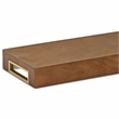 Nyssa Slim Rectangular Wood Decorative Tray - Brown