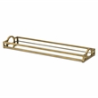Verena Slim Rectangular Mirrored Tray - Gold
