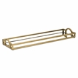 Verena Slim Rectangular Mirrored Tray - Gold