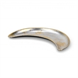Ecara Gold Accented Silver Metal Catchall Dish
