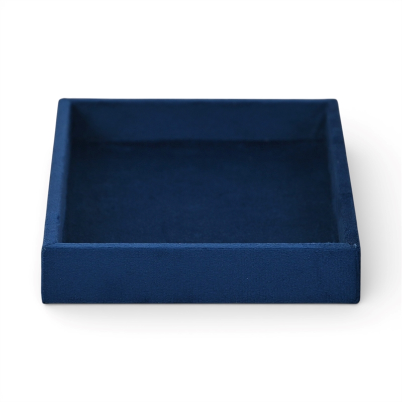 Cantora Paper Board Rectangular Blue Tray