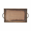 Magnolia Tapered Wood Tray & Metal Handles