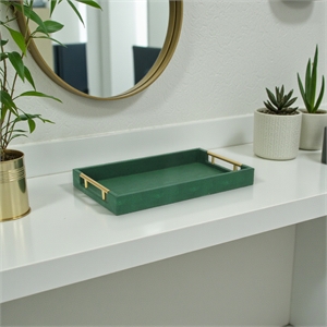 Lusan Vinyl Tray - Green