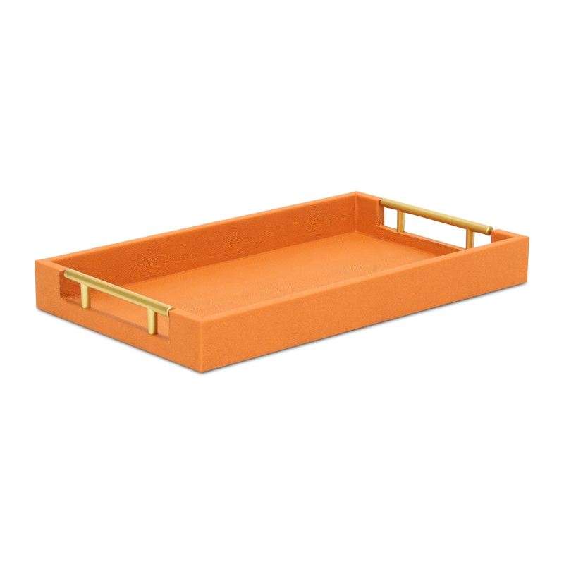 Lusan Vinyl Tray - Orange