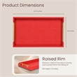 Lusan Vinyl Tray - Red
