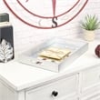 Labai Shagreen Mirrored Tray - Large - Silver