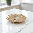 Delphine Golden Metal Lilypad Catchall Tray - Large