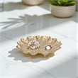 Delphine Golden Metal Lilypad Catchall Tray - Medium