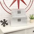 Galena Set of 2 Double Happiness Shagreen Boxes - Silver