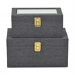 Canter Isle Linen Box Set - Dark Gray