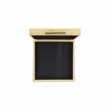 Lusan Square Decorative Box Set - Gold Faux Snakeskin