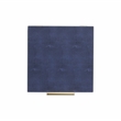 Lusan Square Decorative Box Set - Navy Blue Faux Shagreen