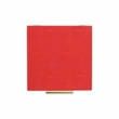 Lusan Square Decorative Box Set - Red Faux Shagreen