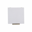 Lusan Square Decorative Box Set - White Faux Snakeskin