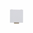 Lusan Square Decorative Box Set - White Faux Snakeskin