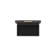 Lusan Rectangular Decorative Box Set - Black Faux Croco