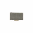 Lusan Rectangular Decorative Box Set - Gray Faux Shagreen