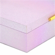 Nimue Seascale Pattern Iridescent Box Set with Gold Hardware - Pink