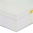 Nimue Seascale Pattern Iridescent Box Set with Gold Hardware - White