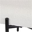 Tingri Modern White Cushion Top Entryway Bench